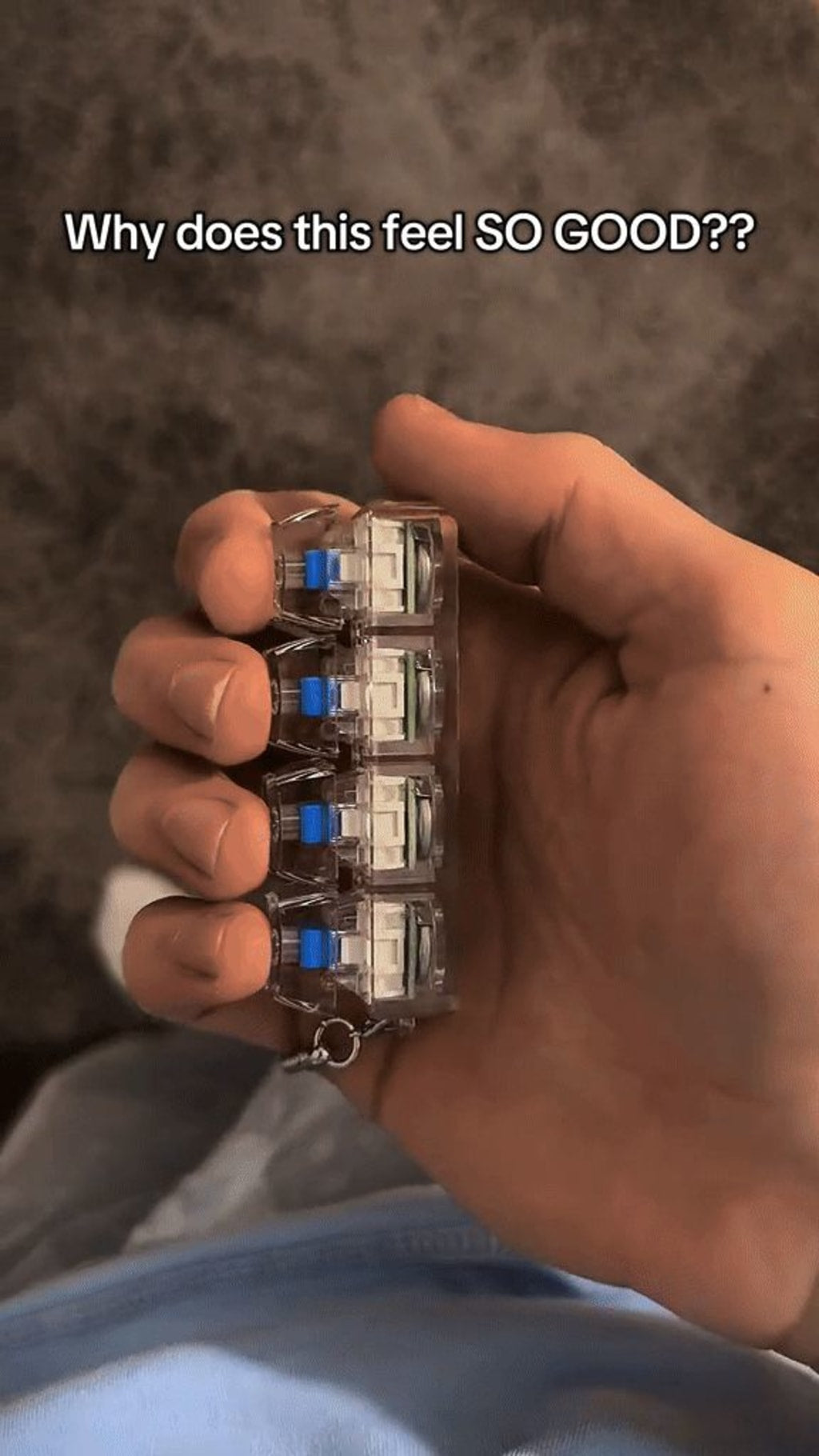 Switchy™ Mechanical Keyboard fidget Keychain